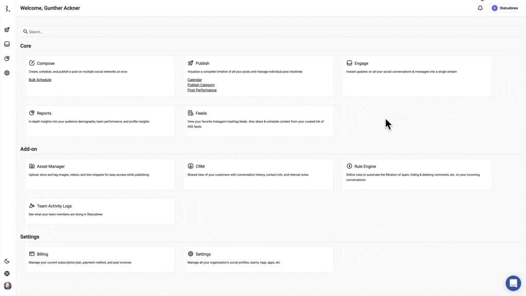 Setting Up Brand Keywords in Statusbrew 