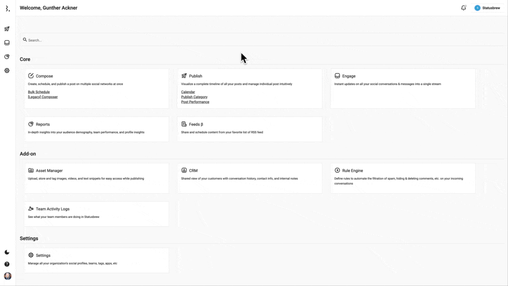 Publishing Pins in Statusbrew