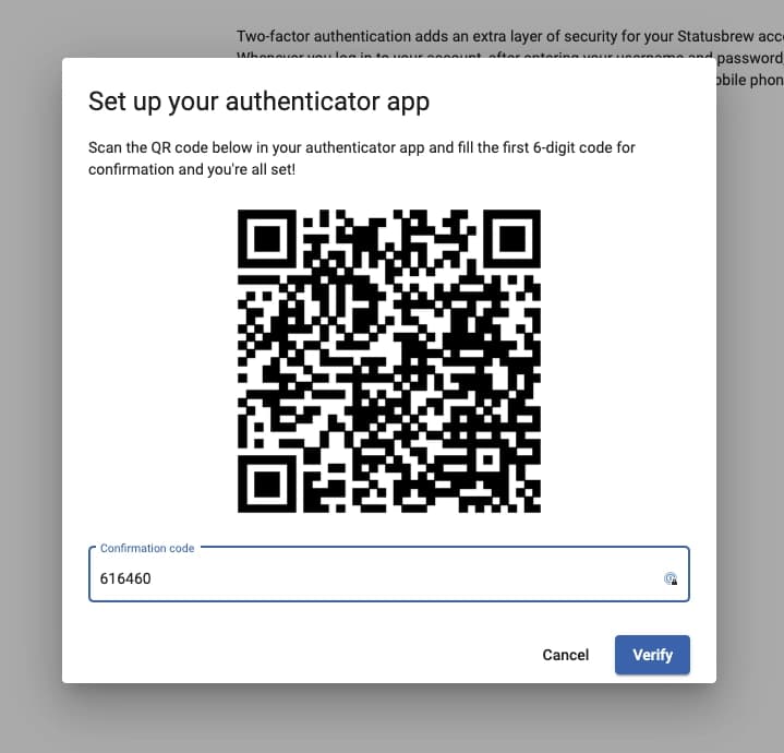 Authenticator app