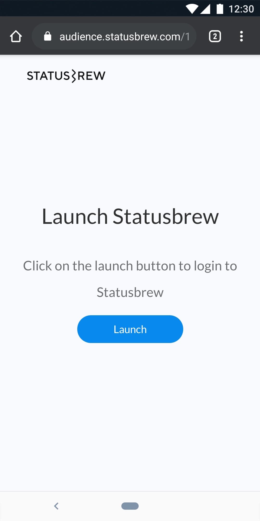 Launch Statusbrew 2