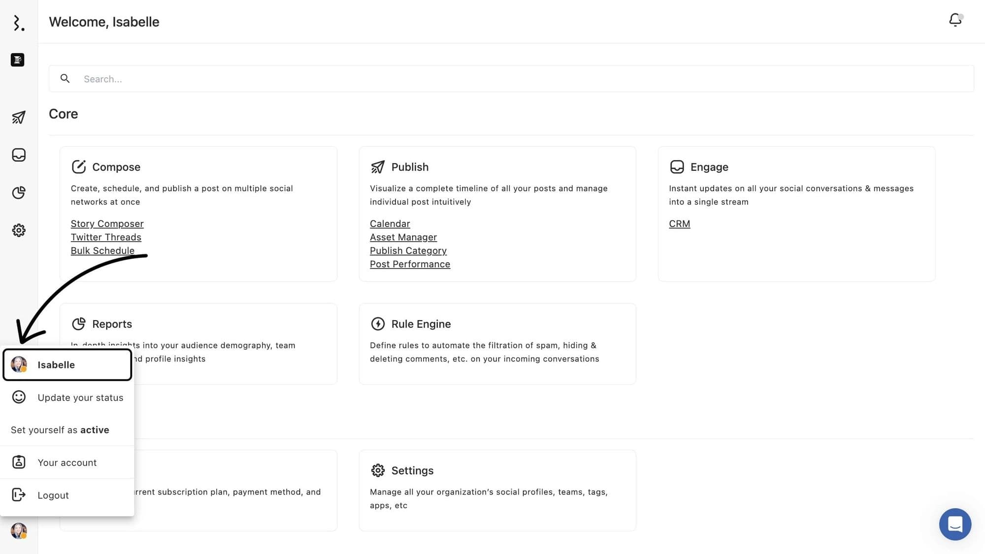 Away Status In Statusbrew