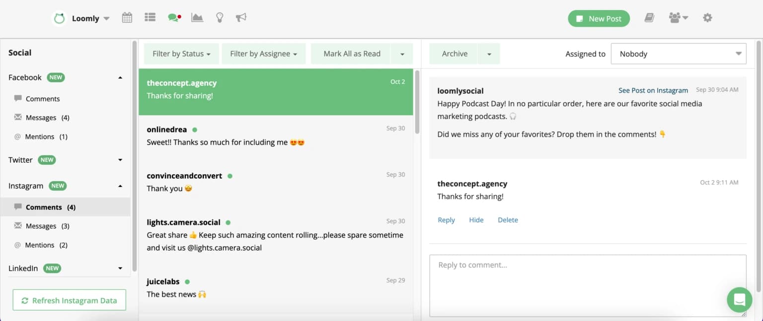 loomly-inbox