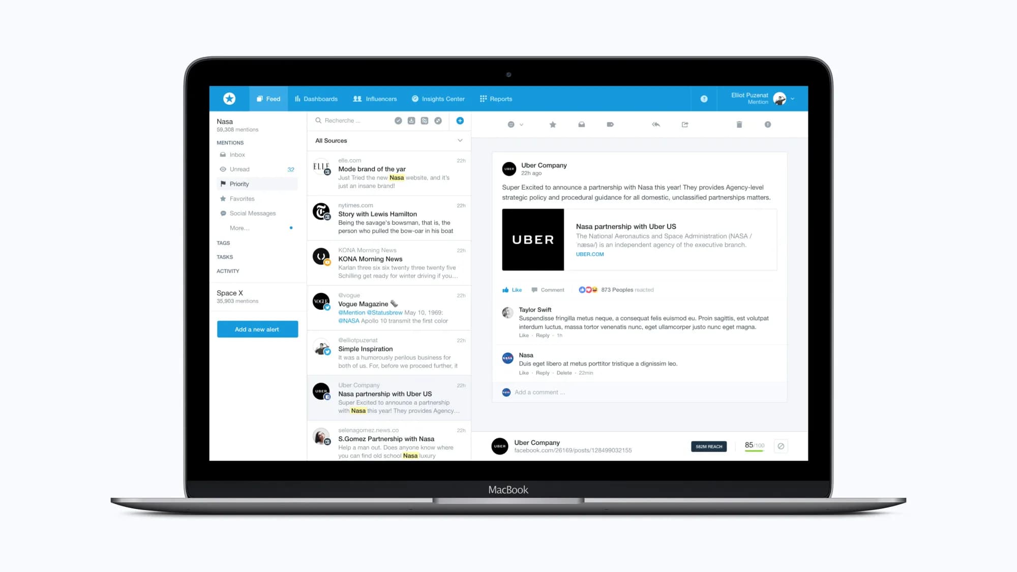 Mention-dashboard