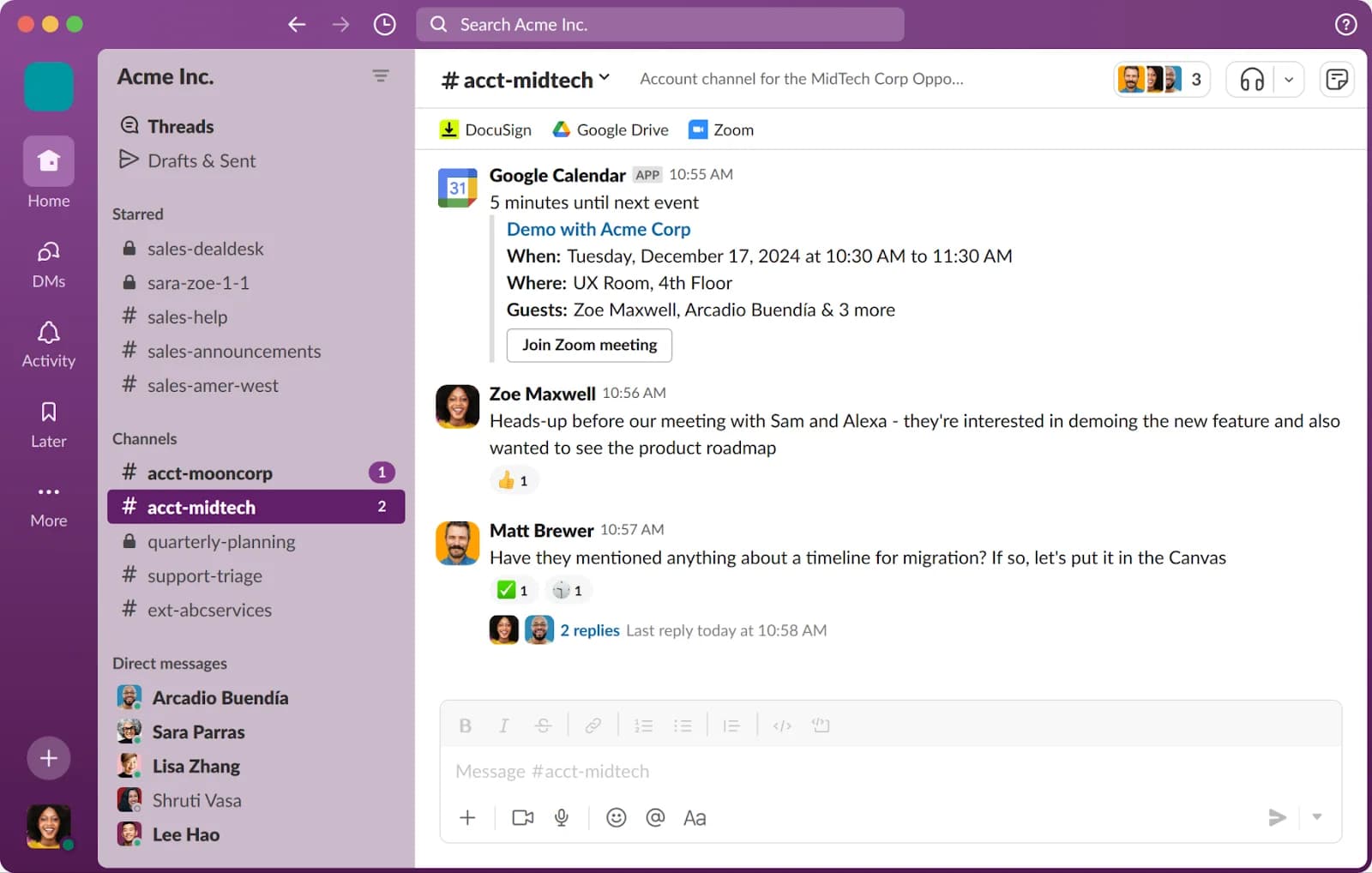 slack