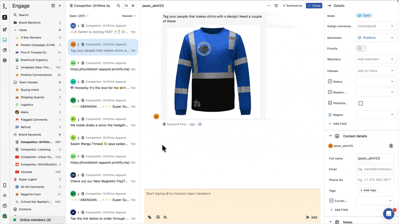 How to delete the brand keyword inbox?