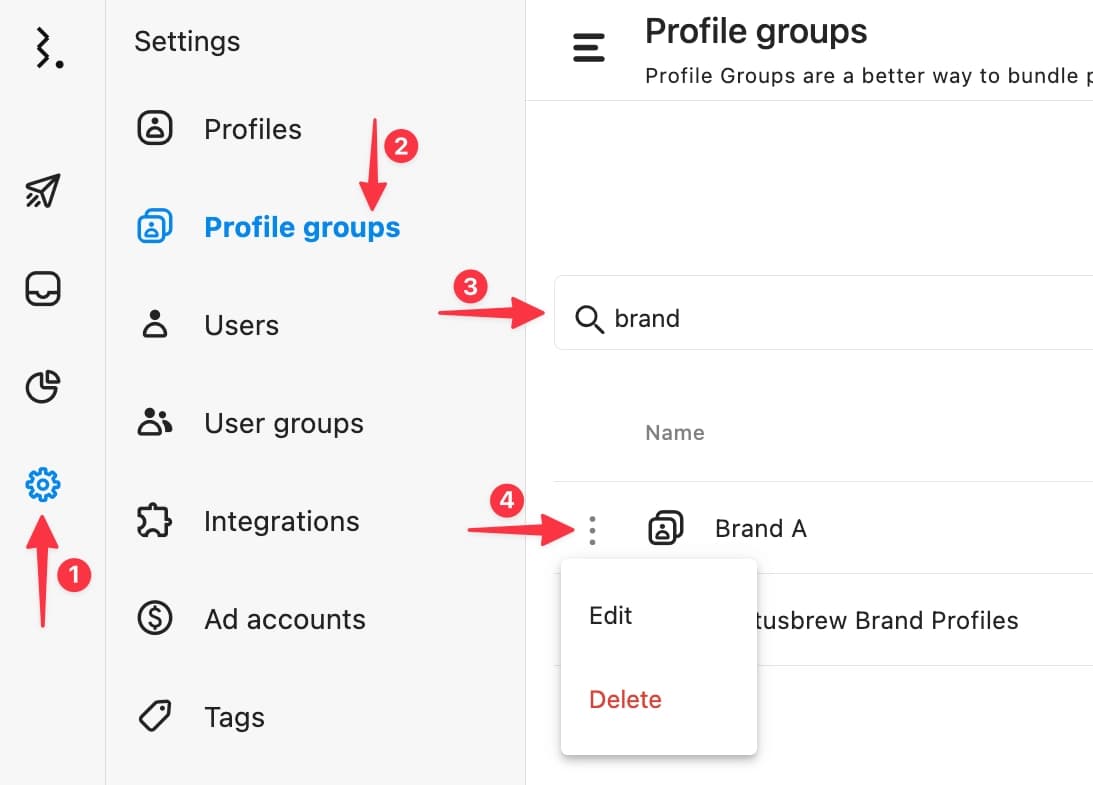 Profile Group Assignment What Is A Profile Group - Statusbrew Help