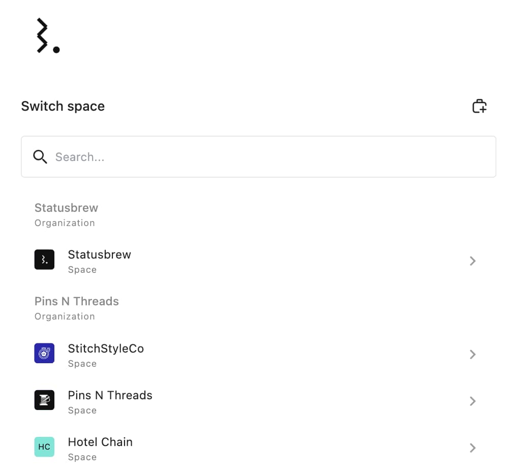 workspaces-in-statusbrew